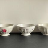 BOWLS Ceramic Pink and Gold VINTAGE