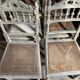 Old carved wood chairs