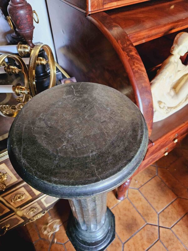Colonne En Marbre Vert, Italie, XIXème