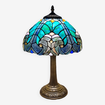 Lampe de table de style verre tiffany