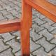 Vintage Scandinavian armchair wood fabric 60's