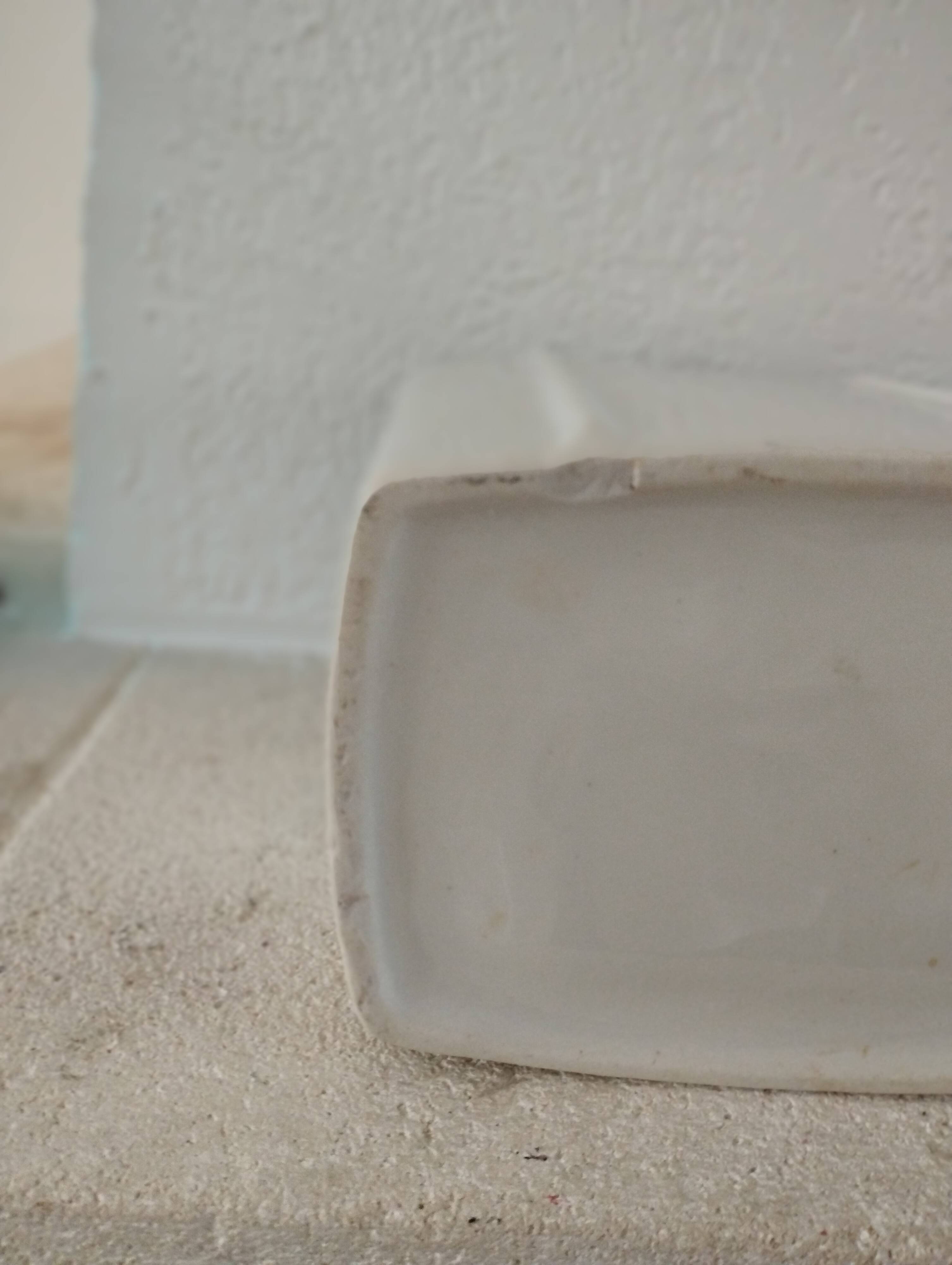 Art Deco earthenware salt box