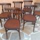 Suite of 6 bistrot chairs 1960