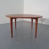 Danish Solid Teak Coffee Table from A/S Mikael Laursen, 1960s