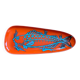 Orange ceramic fish platter