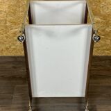 60s 70s serving trolley dinette made of teak & chrome Danish Modern Design
