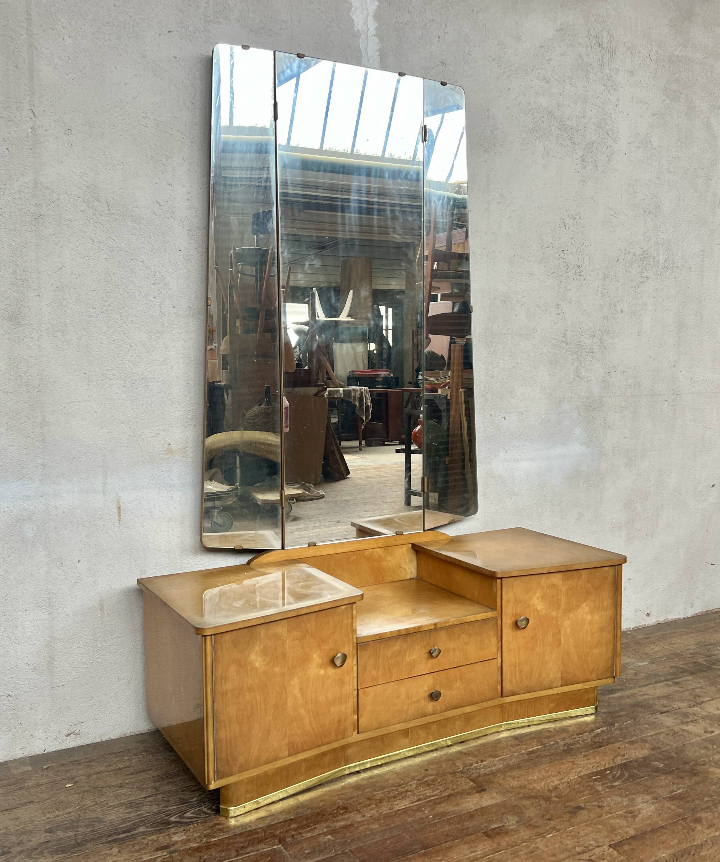 Vintage dressing table/vanity table/entryway furniture