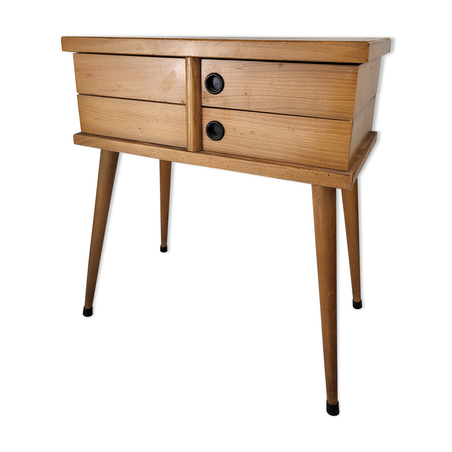 Worker with drawers feet spindle 60s Wood