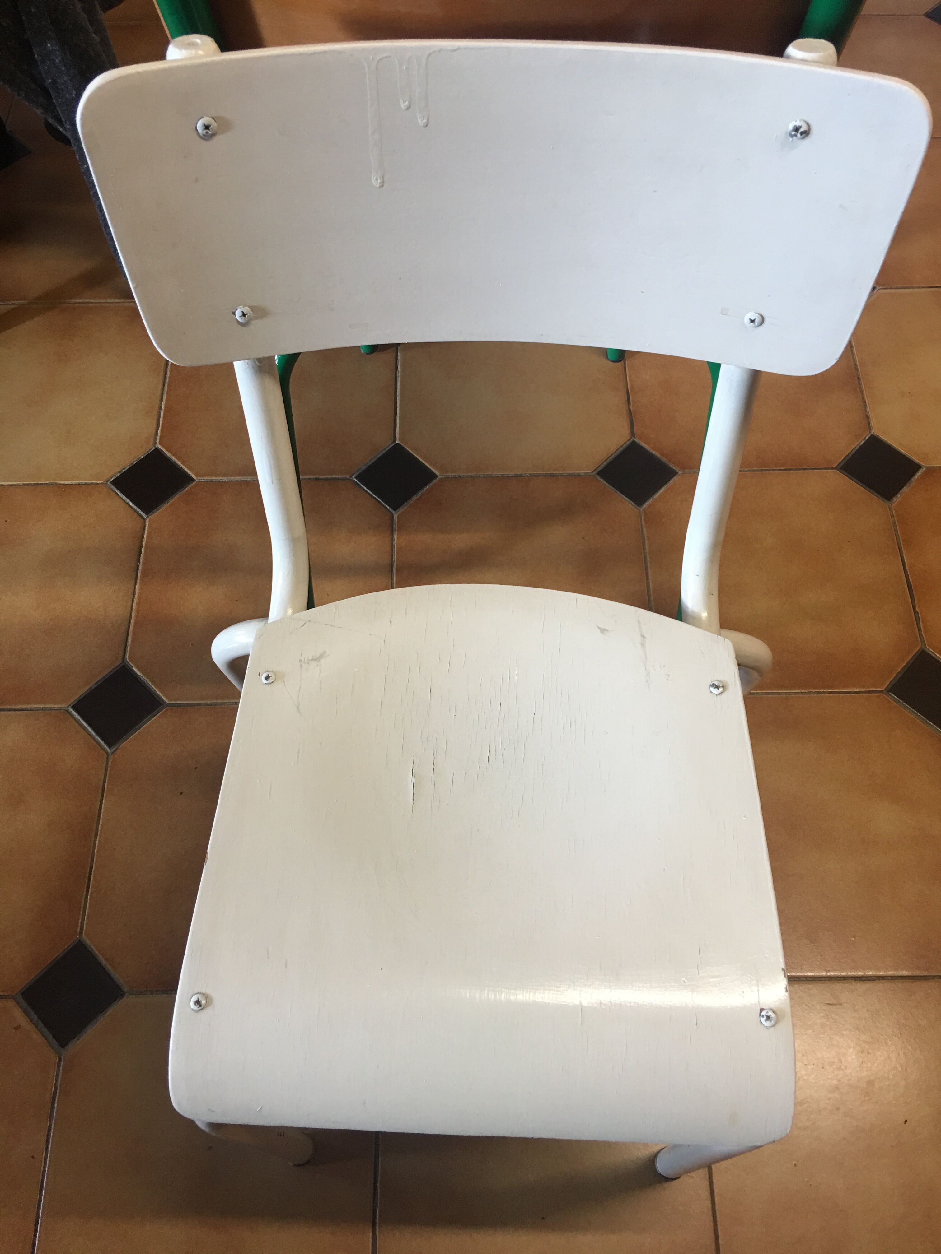 A pair of school Chair