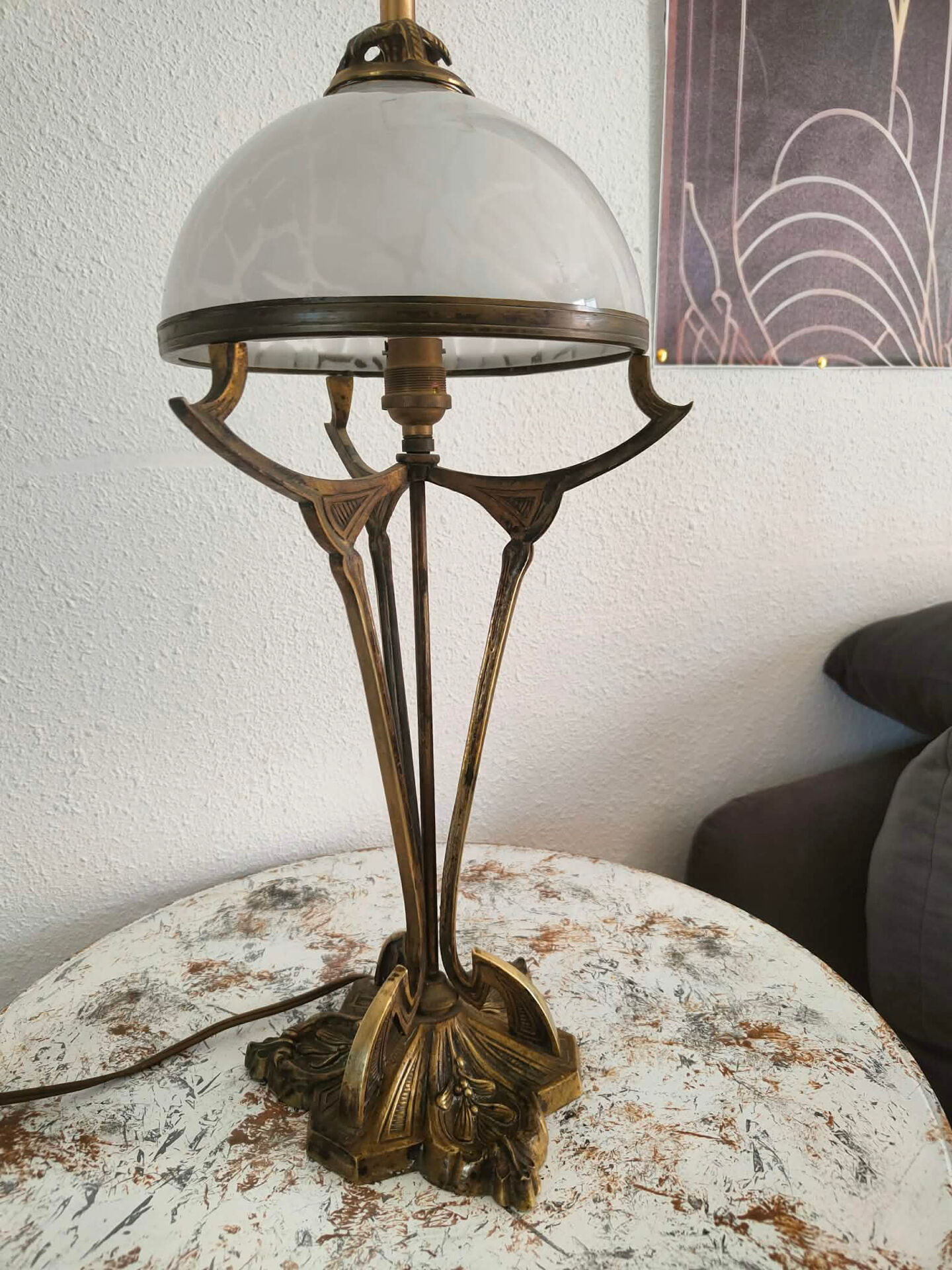 Lampe art nouveau 1900/1910