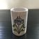 Vase signé décor iris