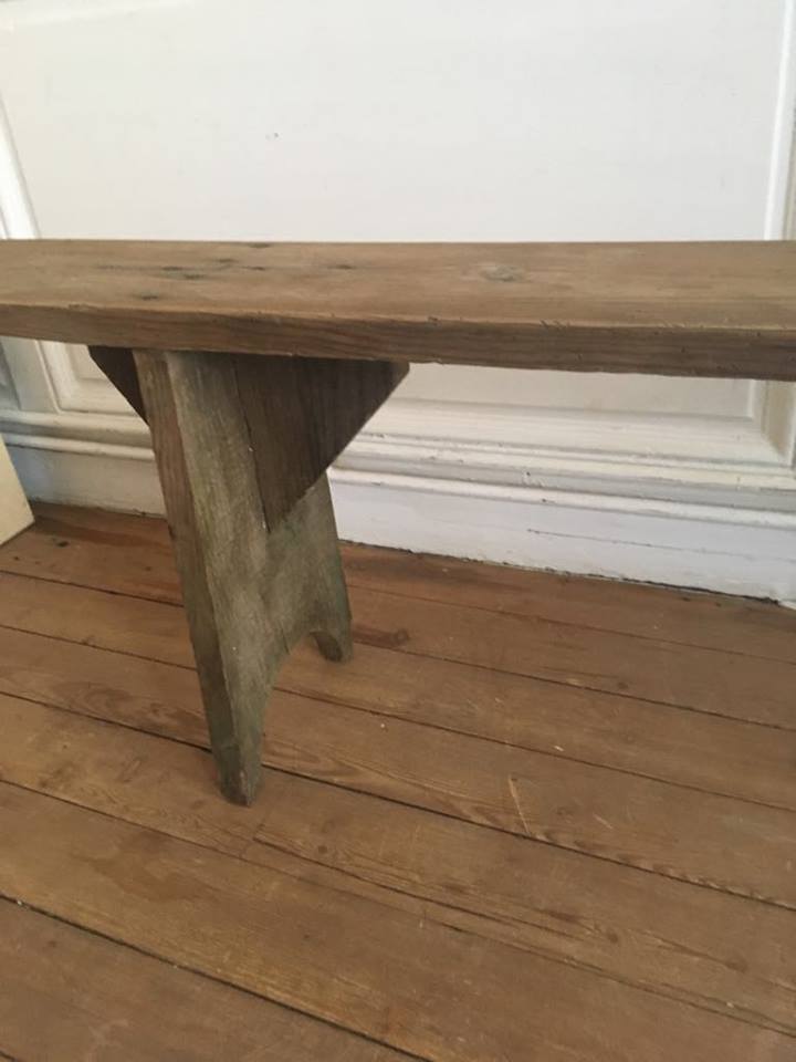 Former bench solid wood