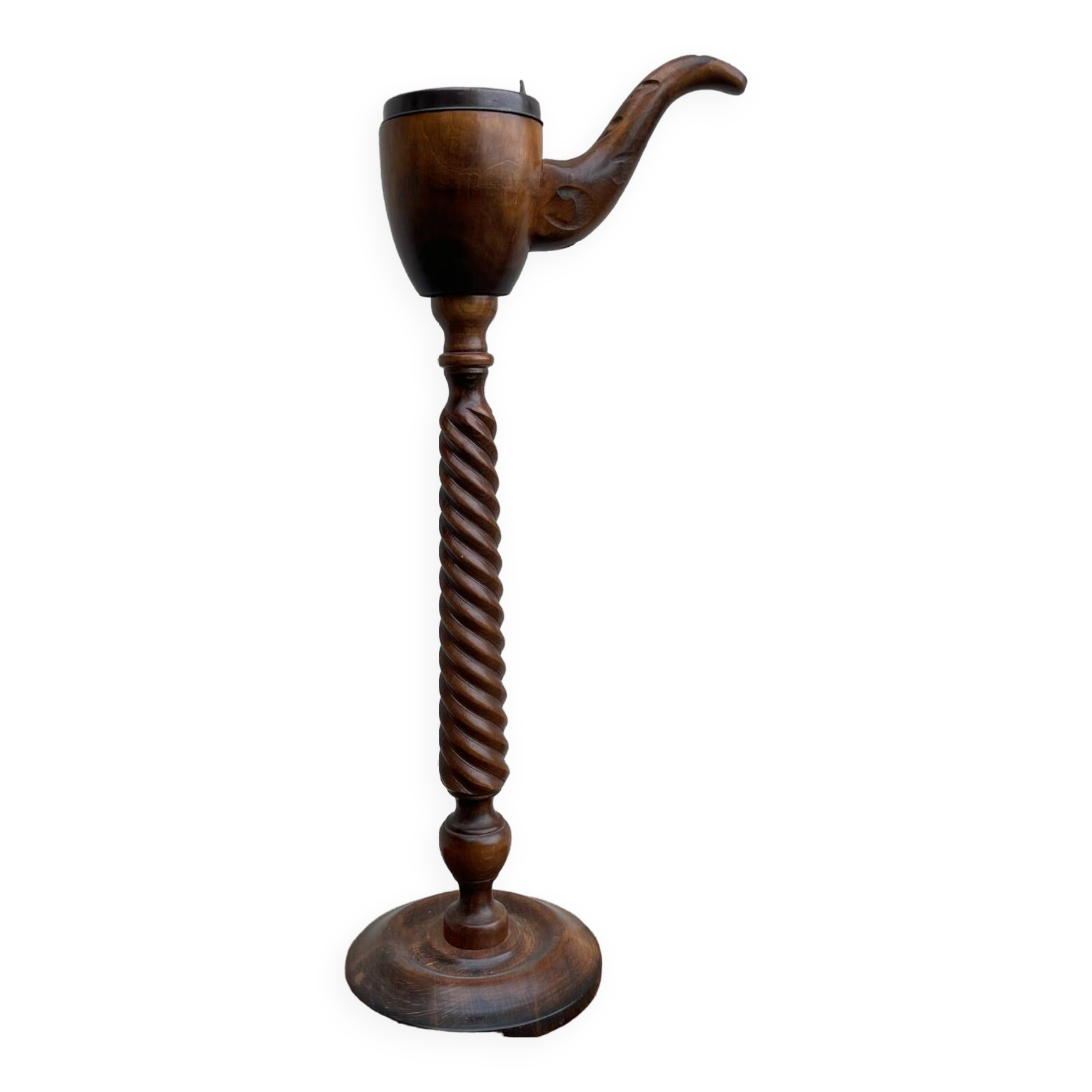 Cendrier sur pied vintage