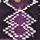 Vintage Moroccan Berber Boucherouite rug 205 x 87 cm (Perfect condition)