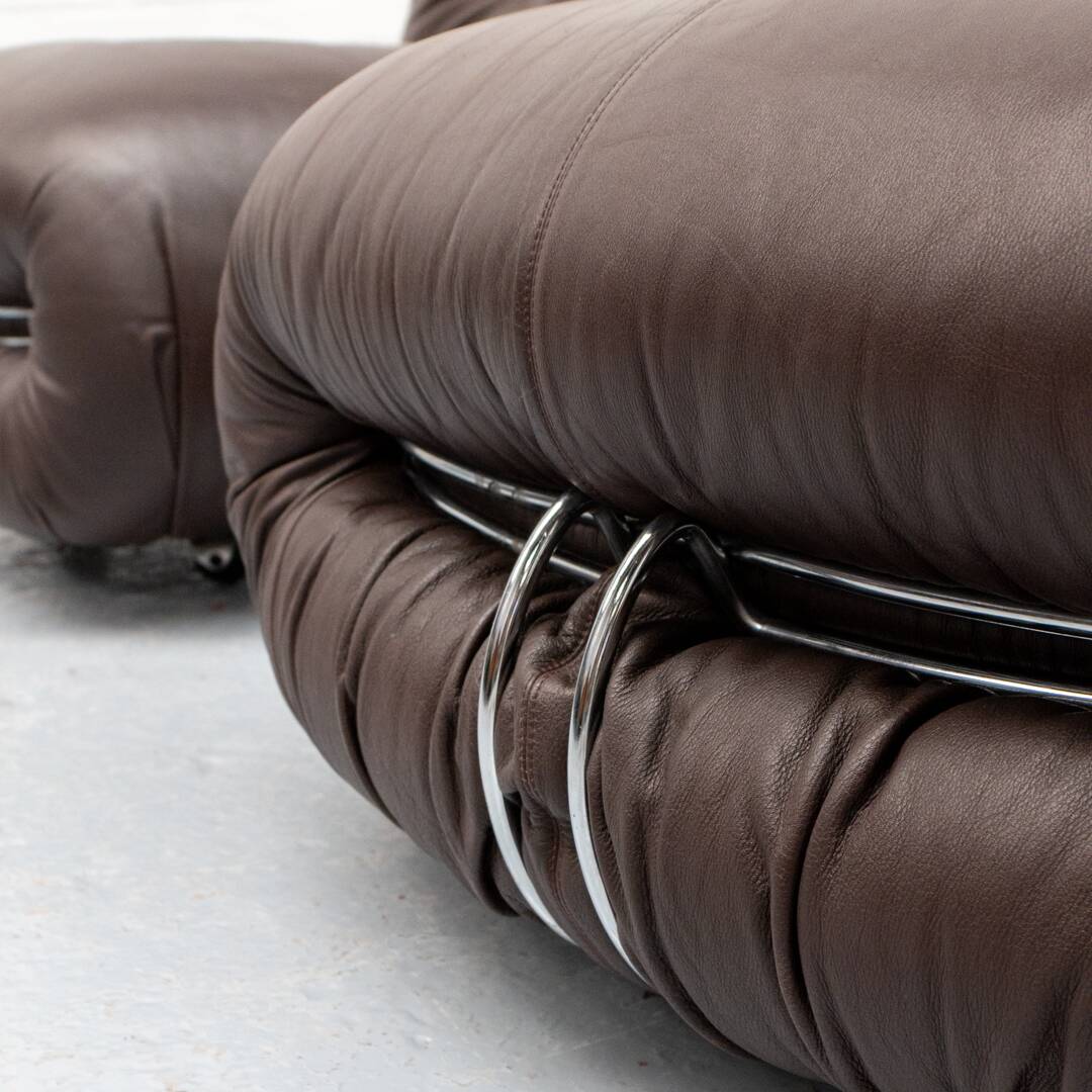 Fauteuil Soriana Afra & Tobia Scarpa Cassina années 1970