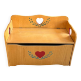 Coffre à jouets en bois