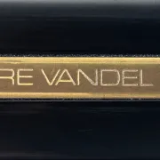 Side table Pierre Vandel Paris 1970s-80s • Hollywood Regency style