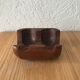 Scandinavian teak pipe holder sign