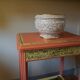 Art Deco painted wood side table - 1930s