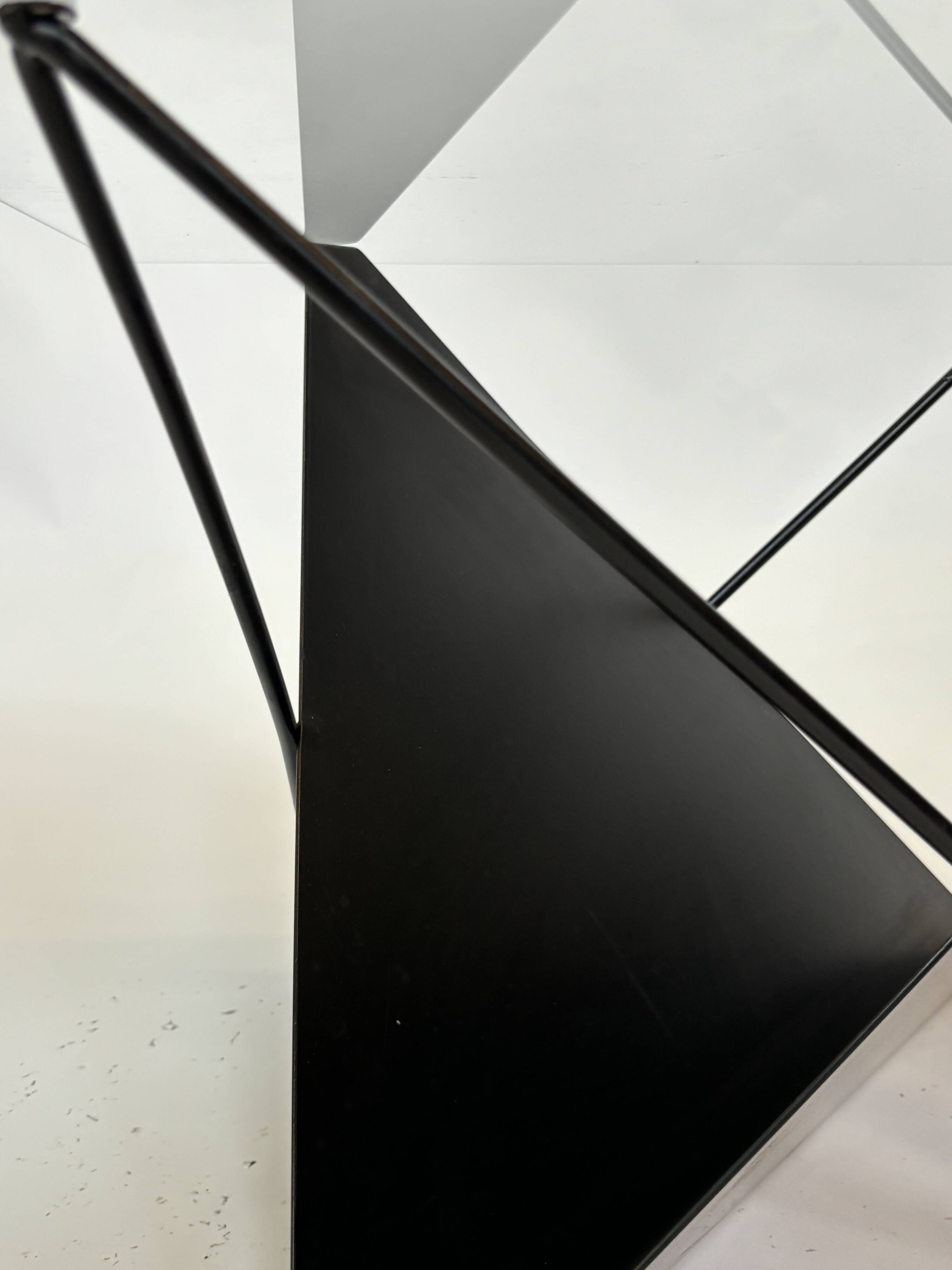 Vintage coffee table steel wire  eclectic 80s design