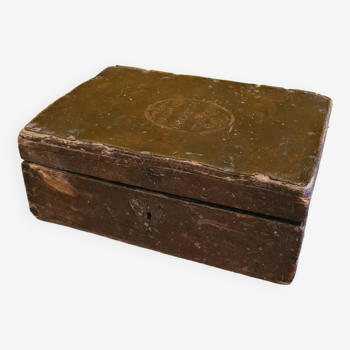 Wooden Box Of A Clergyman, Early 19th Century