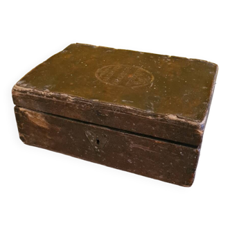 Wooden Box Of A Clergyman, Early 19th Century