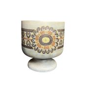 Vallauris, vase cache pot faïence polychrome Jean Lespinasse vers 1960