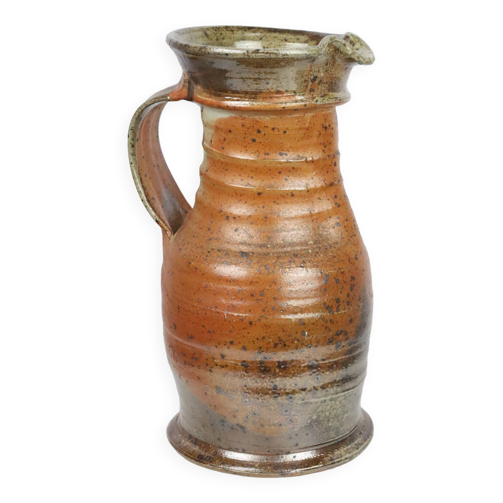 Stoneware pitcher vase by Pedley La Borne 1970