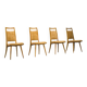 Mid-century modern dining chairs attributed to Ernst Martin Dettinger for Lucas Schnaidt, 1950s, set of 4