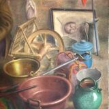 Auto portrait d'un peintre brocanteur, G. Lirand