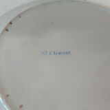 Decorative plate st Clement floral decoration