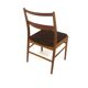 Set of 4 Scandinavian chairs in teak and oak, Sweden, 1960.