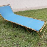 Folding sun lounger