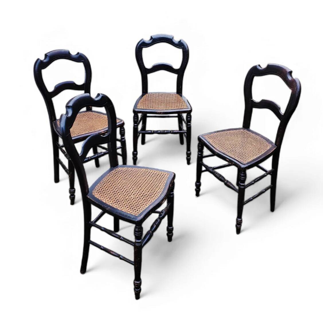 Napoleon III chairs 19th century / dining chairs