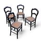 Napoleon III chairs 19th century / dining chairs