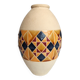 Glazed ceramic vase
