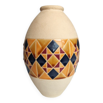 Glazed ceramic vase