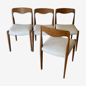 Série de  2 chaises scandinaves - années 60