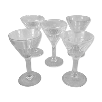 5 verres bistrot années 30