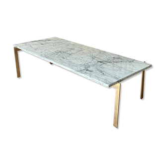 Marble coffee table - Swedish design - 90s