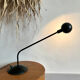 Vintage gallows desk lamp in black metal