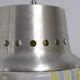 Vintage a. brotto hanging glass lamp esperia 1970s
