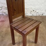 Set of 4 wooden chairs