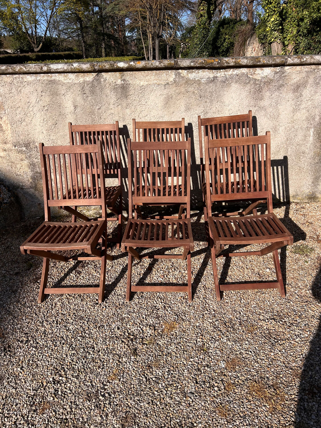 Teak chairs