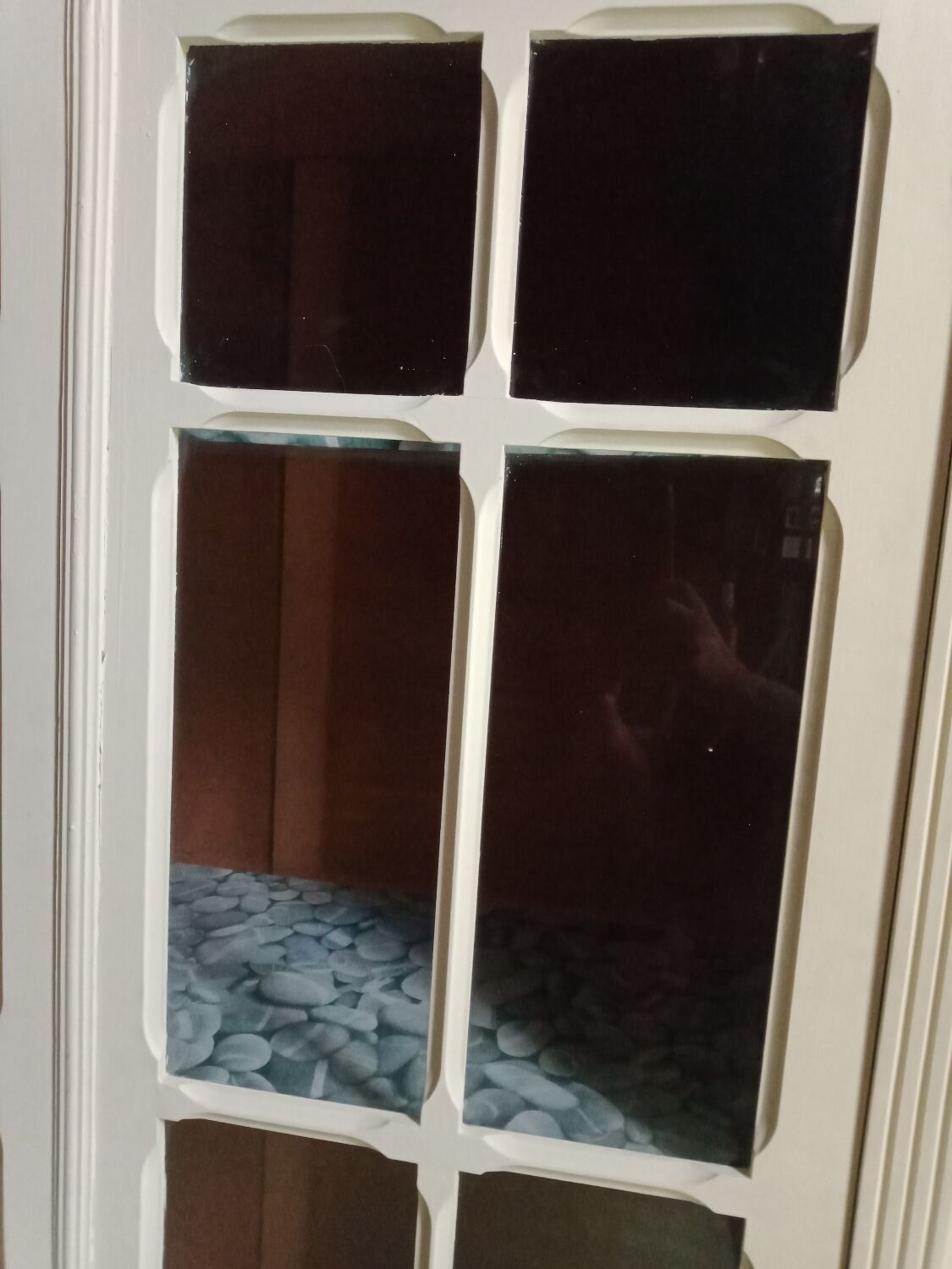 Old Parisian glass cabinet