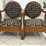 Pair of Art Deco Armchairs by Hungarian Designer Lajos Kosma 1930