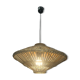 UFO rattan pendant light from the 60s