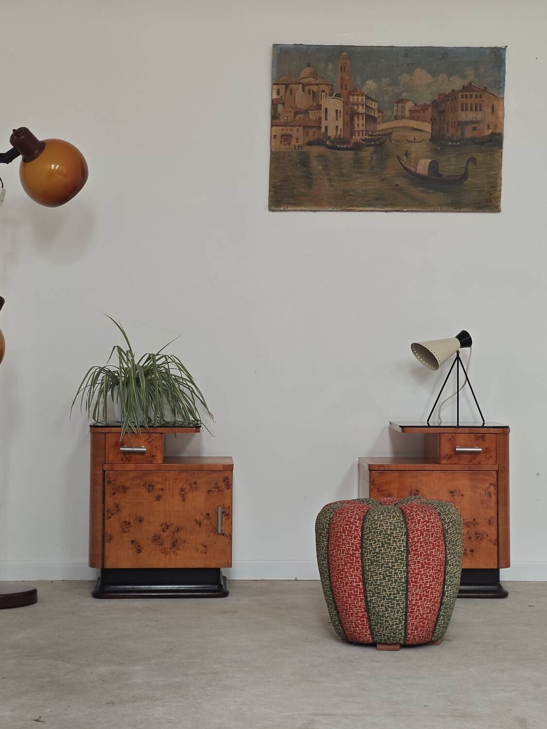 Art Deco bedside table by Jindrich Halabala for Up Zavody