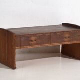 Japanese low table with cedar drawers – Showa period (c. 1926–1970)