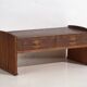 Table basse japonaise avec tiroirs en cèdre – période Showa (c.1926–1970)